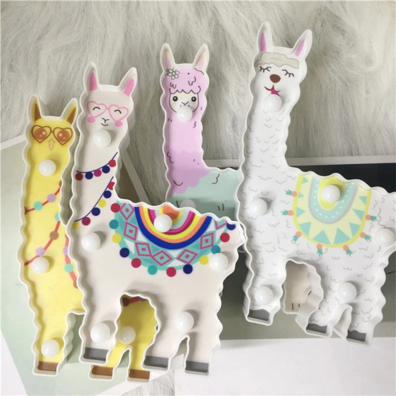 mushroom night light Llama Decor Toys for Kids Wall Decoration Night Lamp for Pregnant Woman, Kids, Baby Shower, Nursery, Battery Operated Nightlight night stand lamps