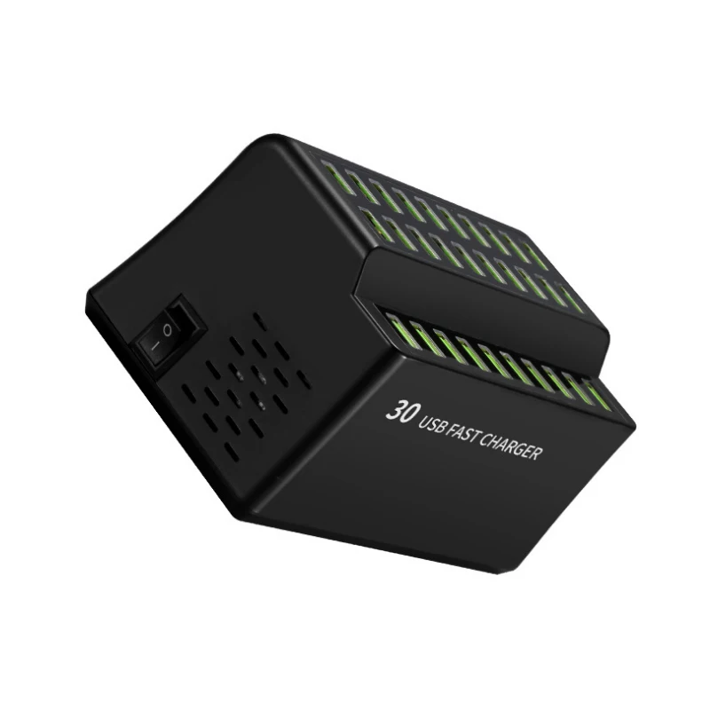 Usb зарядная станция для samsung huawei 30 usb умное быстрое зарядное устройство для oppo xiaomi Новая быстрая зарядная док-станция для vivo eu uk us au вилка