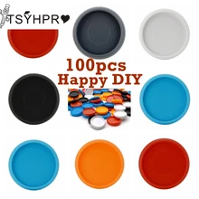Classeurs de disques 18mm/24mm/28mm/32mm/38mm, 100 pièces, pour carnet de notes/planificateur, anneaux de reliure à feuilles mobiles