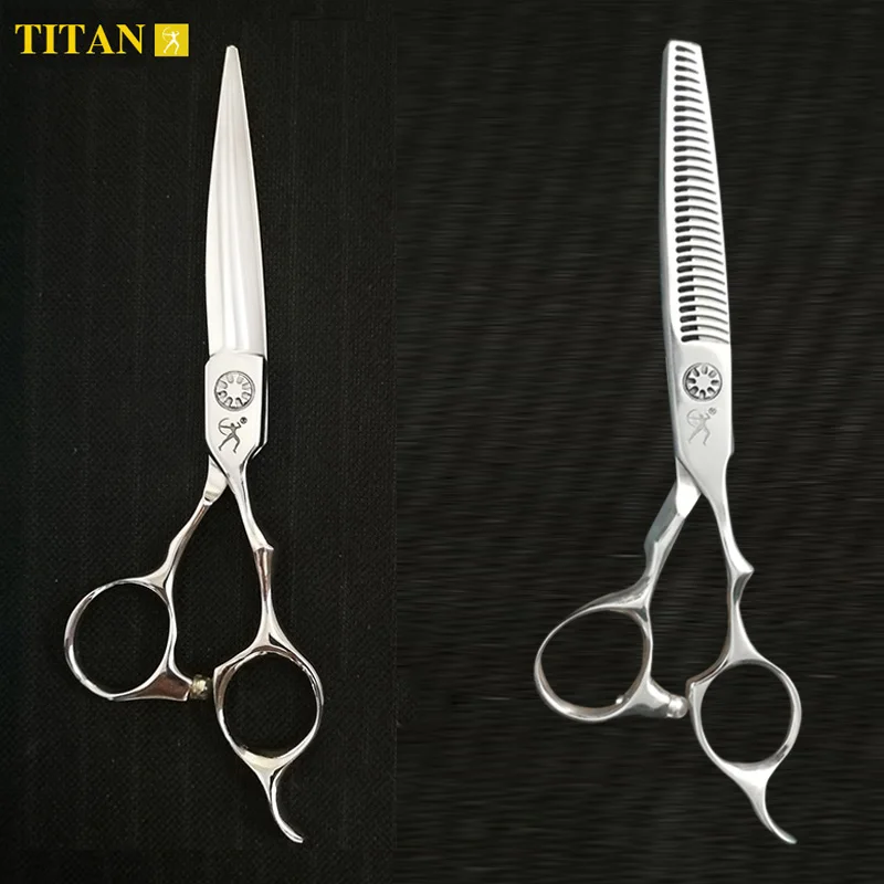 

professional hairdresser's barber set of scissors cutting Hair tools