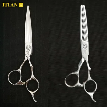 

professional hairdresser's barber set of scissors cutting Hair tools