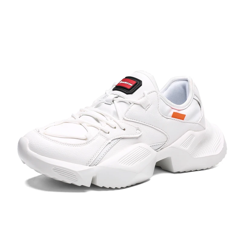 Sooneeya/мужские кроссовки, увеличивающие рост; спортивная обувь для мужчин; удобная мужская обувь для бега; zapatillas hombre Negras - Цвет: White A