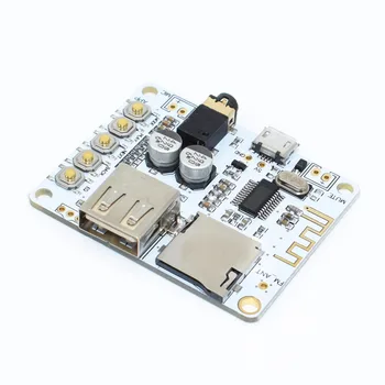 

Bluetooth Audio Receiver board with USB TF card Slot decoding playback preamp output A7-004 5V 2.1 Wireless Stereo Music Module
