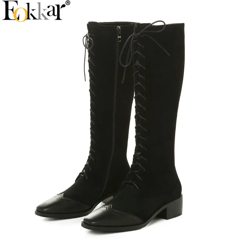 square toe combat boots