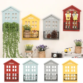 

Wooden Storage Wall Shelf Rack Display Organization House Style Decoration for Home YU-Home