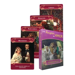 In 2021 Divinatory Cards Romance Angels Of The Archangels and PDF guide book  Spanish Edition board games in Tarot Doreen Virtue