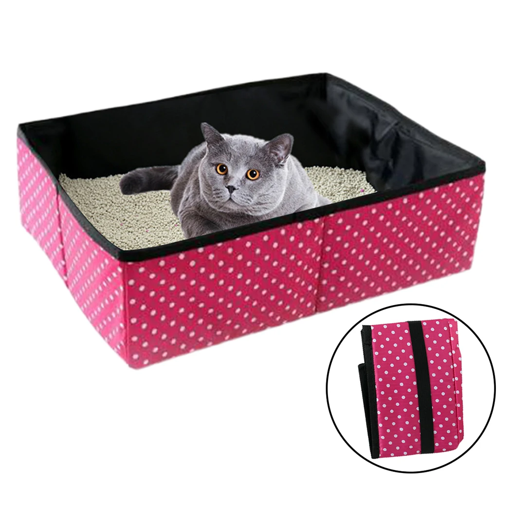 Cat Litter Box Practical Collapsible Cat Litter Box Creative Foldable