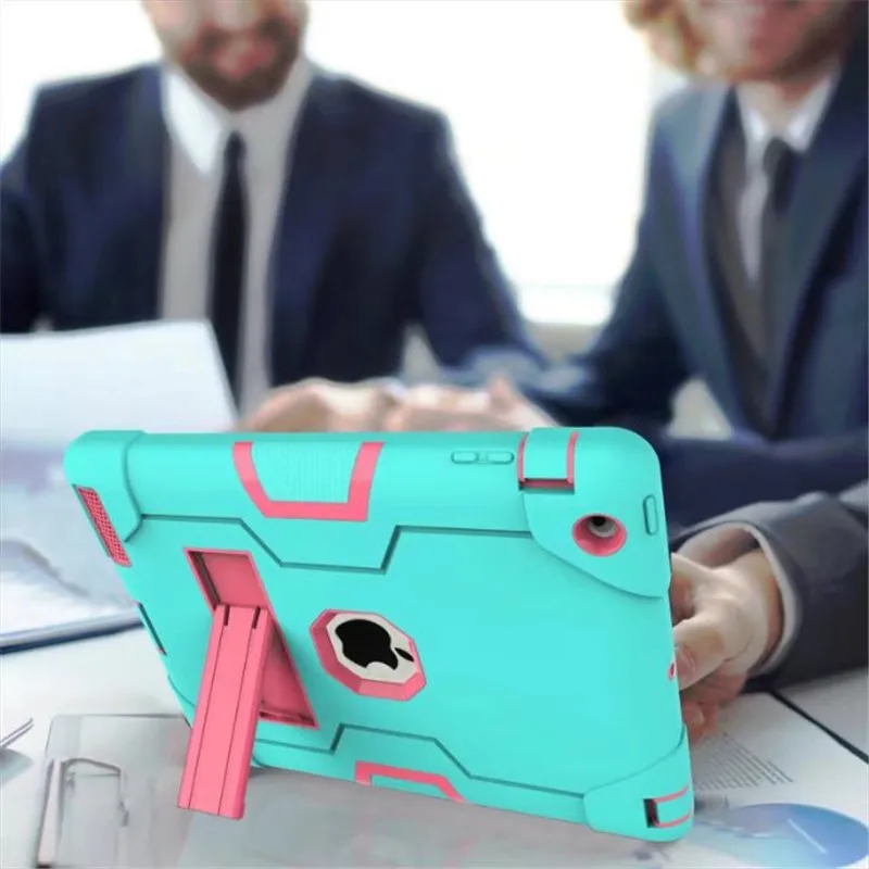 Для Apple ipad 2 ipad 3 ipad 4 дети Безопасный Броня ударопрочный сверхмощный силиконовый+ PC Стенд задняя крышка чехол для ipad 2, 3, 4 планшетный ПК