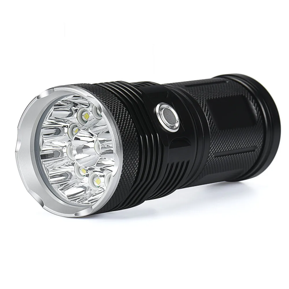 13x XM-L T6 светодиодный вспышка светильник фонарь 4x18650 охотничий светильник