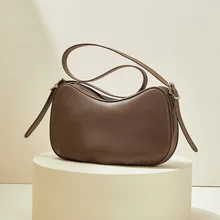 Женская сумка на плечо из натуральной кожи, модная сумка