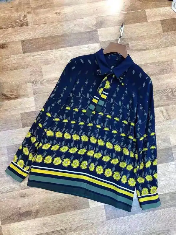 AH12345, модные женские блузки и рубашки,, Подиумные, Роскошные, известный бренд, Европейский дизайн, вечерние, стильная женская одежда