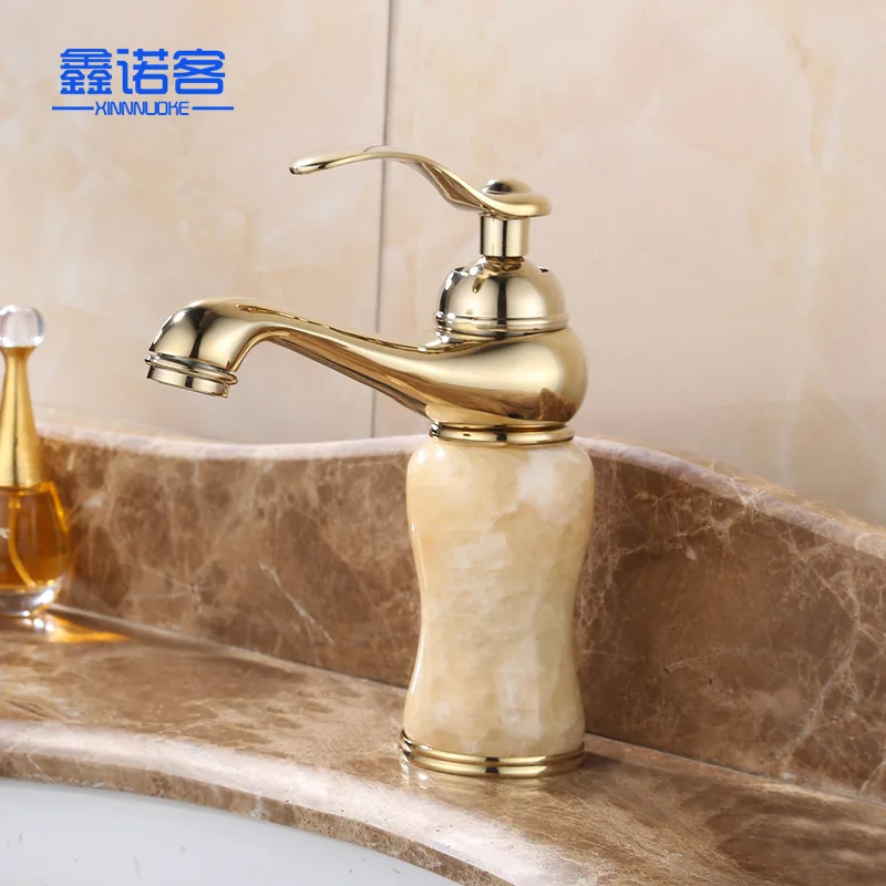 

European Style Bathroom Archaistic Basin Faucet Copper Hot And Cold Rose Aurora Tap Manufacturers Wholesale Gold Lamp Leading