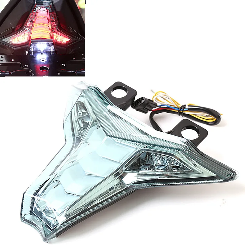 

ZX 10R Motorcycle For Kawasaki Z1000 Ninja ZX10R ZX-10R ABS Motorcycle LED Rear Tail Light Assembly Brake Turn Signals Blinking