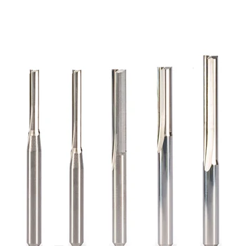 스트레이트 슬롯 우드 커터, CNC 솔리드 카바이드, 2 더블 플루트, CNC 라우터 엔드 밀 밀링, MDF 합판, Foma 비트, 3.175 4 5 6mm, 10 개