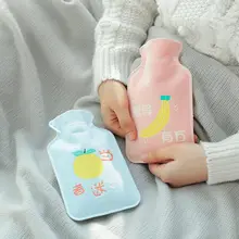 Мини-грелка с милым мультяшным рисунком, ручная теплая грелка, портативный ручной подогреватель для девочек, карман для рук, для ног, для наполнения водой, горячая Распродажа