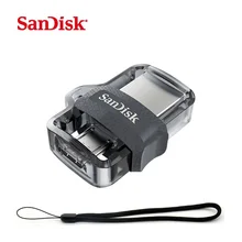 sandisk sdd3 экстремально высокая скорость 150 м/с двойной OTG USB флеш-накопитель 64 Гб 128 ГБ 32 ГБ 16 ГБ флеш-накопитель USB3.0 Флешка Подлинная