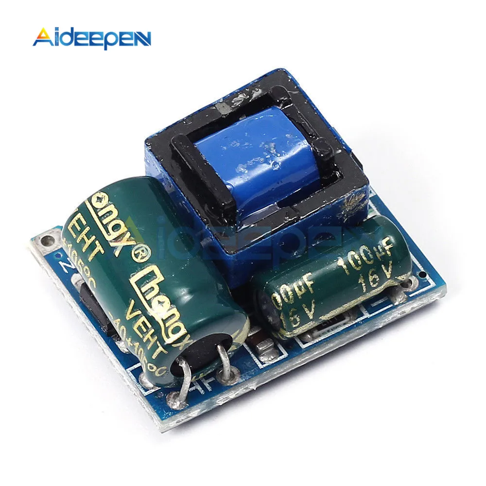 AC DC 5V 600mA 3W изолированный модуль импульсного источника питания 220V до понижающий