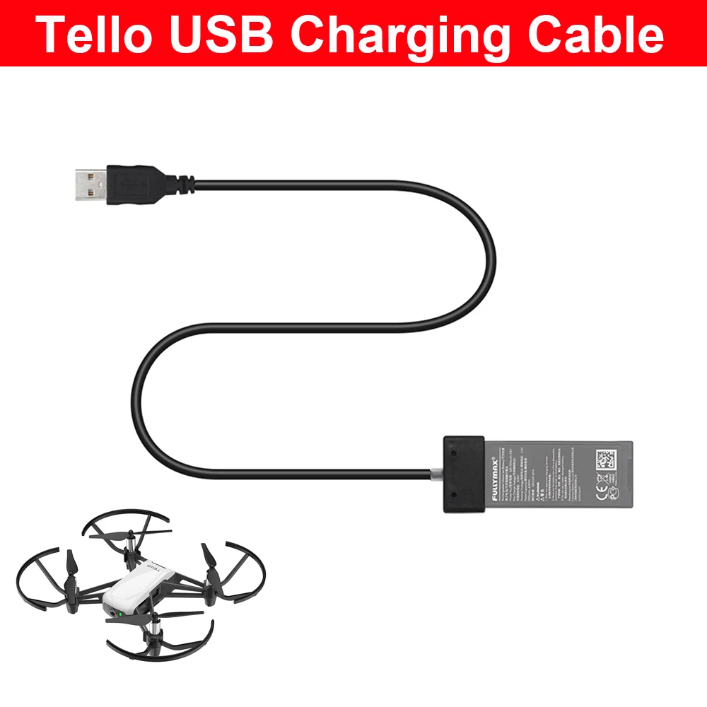 USB кабель для зарядки DJI Tello Camera Drone интеллектуальная линия быстрой Battery RC