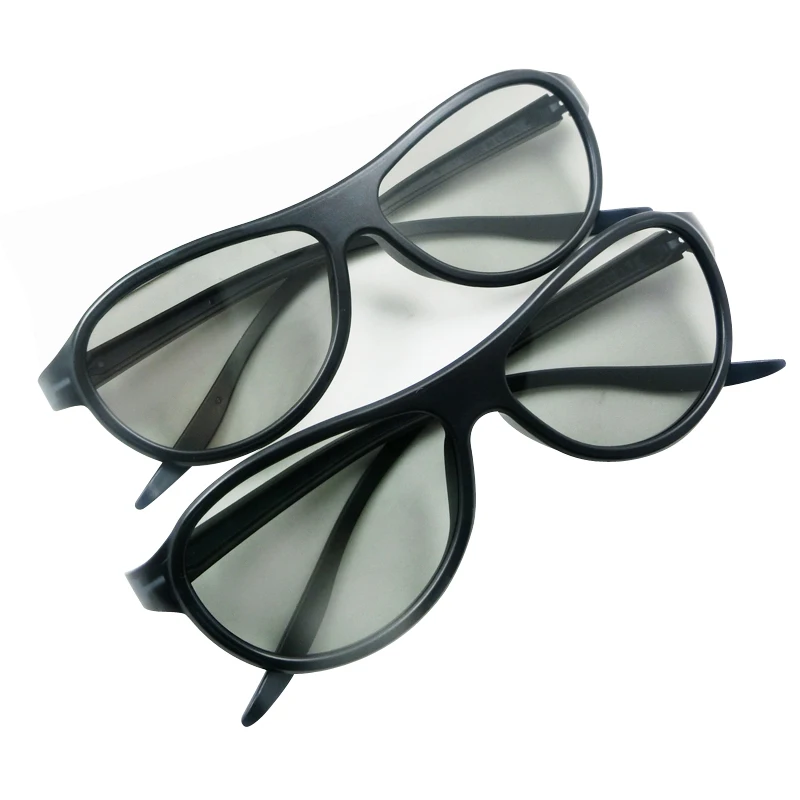 

New 2pcs Replacement AG-F310 3D Glasses Polarized Passive Glasses For LG TCL Samsung SONY Konka real 3D Cinema