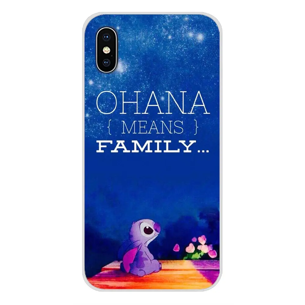 Для Samsung Galaxy J1 J2 J3 J4 J5 J6 J7 J8 плюс Prime мобильный чехол для телефона чехол «Ohana значит семья» тематика «Лило и Стич»