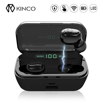 

TWS Wireless Headphones bluetooth 5.0 3500mah Headset HIFI Stereo Sports Earphone Noise Cancelling Gaming Headset LED HD Call