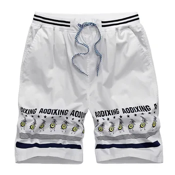 

Men's Leisure Pants Youth Beach Shorts Printing Pure Cotton Men Pants Chao