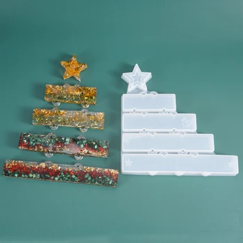 

1pcs Christmas Theme Listing Silicone Mold Multi-style Home Accessories Resin Mold Jewelry Pendant Making Christmas Mold