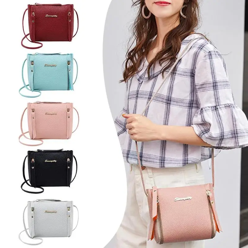 Cute Stars Pattern Shoulder Messenger Handbags PU Leather Women Small Crossbody Bags Sac A Dos Bolsas Feminina Mujer Main |