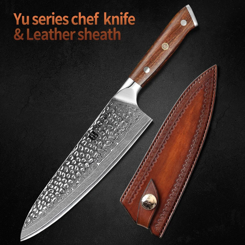 with Leather sheath