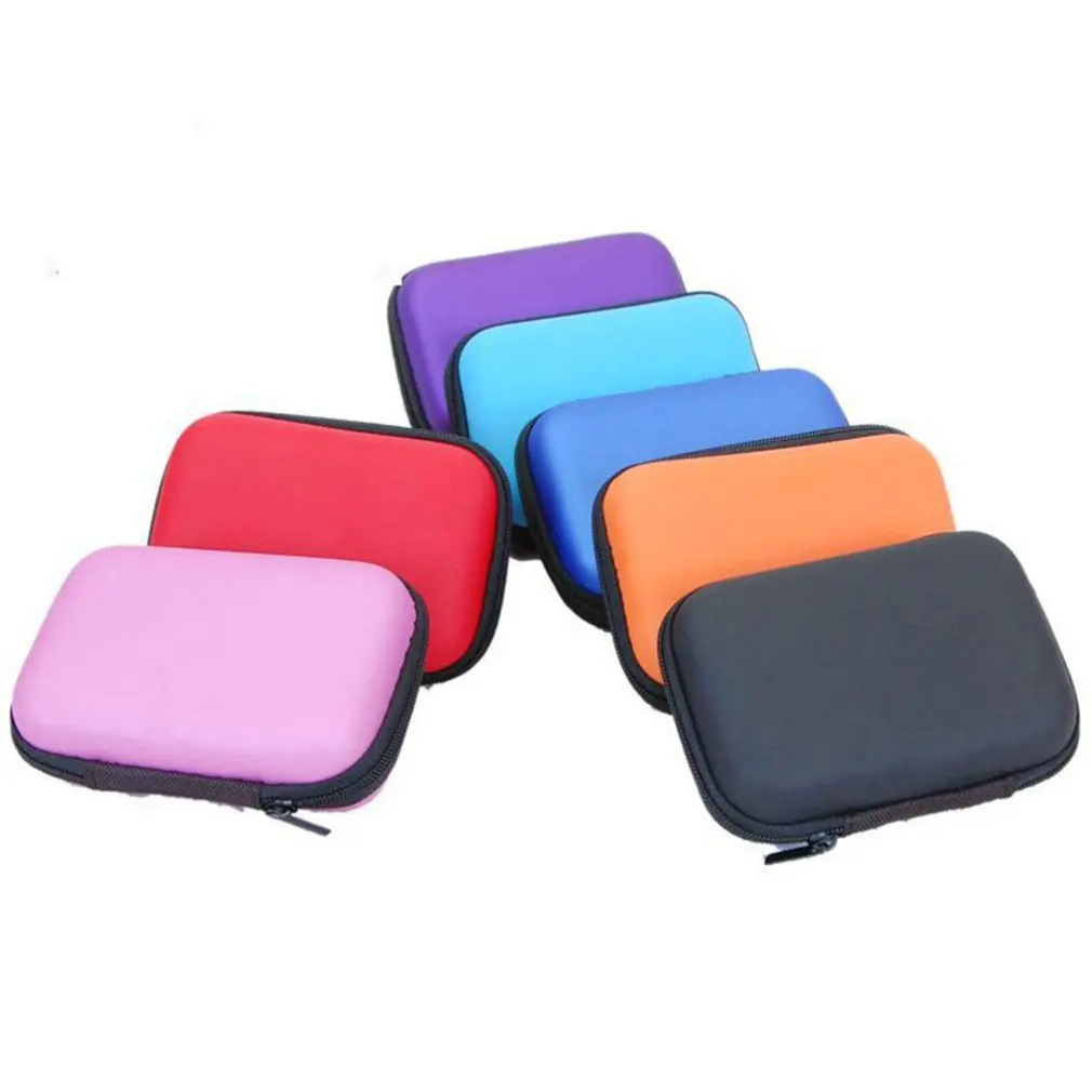 Earphone data cable storage bag Packing eva earphone storage box digital camera bag Hard Protective Travel Carrying Case