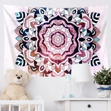 Tapestry On The Wall Mandala Pared Psychedelic Macrame Wall Hanging Carpet Wall Cloth Beach Blanket Kawaii Aesthetic Room Decor