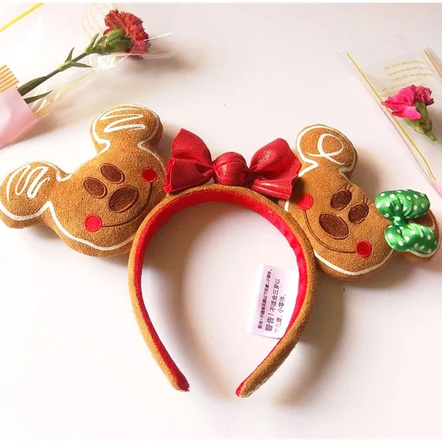 2022 Disney Mickey Ears Headband Firework Headband with Castle Peter Pan Cosplay Hairband Disneyland Letter Headband Gift Mickey Headband 10