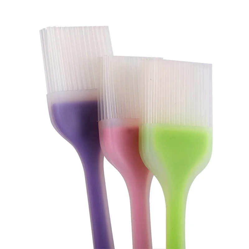 Kichen Tool 10” One-Piece Silicone Semi-Transparent Cooking Food Barbecue Bakery Oil Seasoning Brush Heat Resistant Large