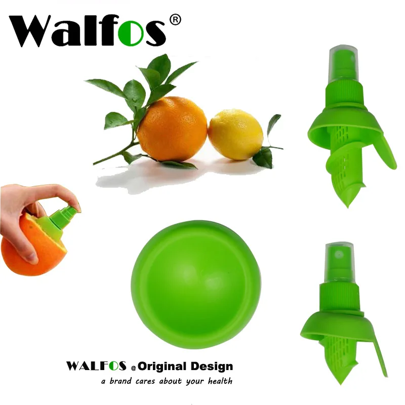 

WALFOS 3 Pieces Creative Lemon Sprayer Fruit Juice Citrus Lime Juicer Spritzer Kitchen Gadgets Spray Fresh Fruit Juice Tools