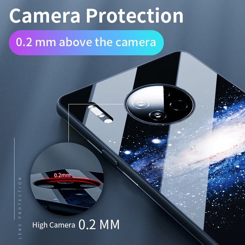 Планета светящийся закаленное стекло чехол для Huawei P30 Pro P20 Lite Mate 30 30 Mate30 P30Pro P30Lite 30Pro 20Pro Крышка телефона Coque