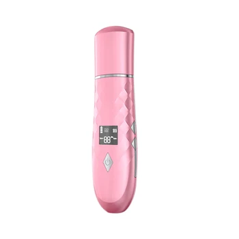 

Skin Scrubber Face Spatula Blackhead Remover Pore Cleaner Warmer Machine LED Display Rechargeable EMS Lifting Tool Ultrasonic