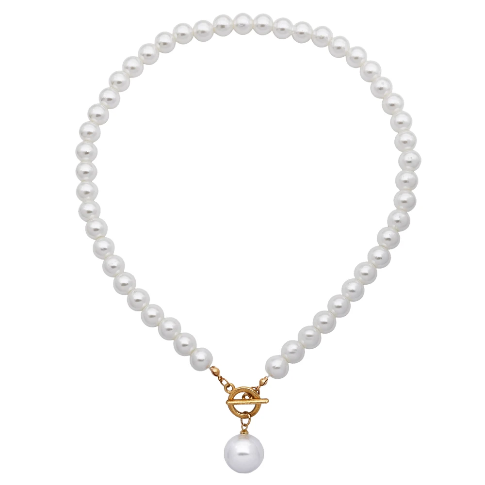 thumbnail image 2 of Small Micro 3mm Seed Bead White Pearl Necklace, Women's Tiny Round Sterling Silver Everyday Handmade Modern Beaded Minimalist Choker Jewelry 2 of 9