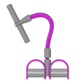

Foot Pedal Elastic Pull Rope With Handle Fitness Equipment For Abdomen Waist Arm Leg Stretching Slimming Training For Men Women
