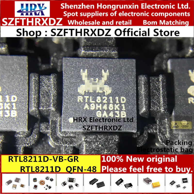 RTL8211D-VB-GR QFN-48 RTL8211D QFN48(10PCS-20PCS-50PCS