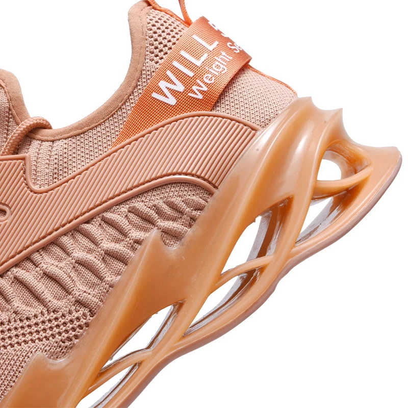 Men's sports shoes mesh breathable casual running shoes Korean lace-up non-slip gym training shoes student tide shoes