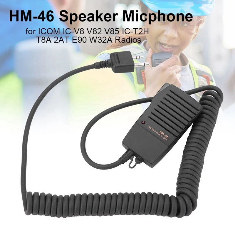 Ручной Динамик микрофон для Icom Ic-V8 V85 V82 Ic-T2H T8A 2At W32A E90 радио
