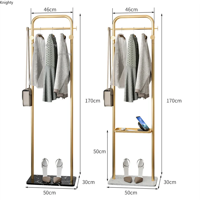 Living Room Furniture Coat Racks for Small Apartment Dormitory Floor Type Clothes Stand Simple Household Bedroom Hallway Hanger