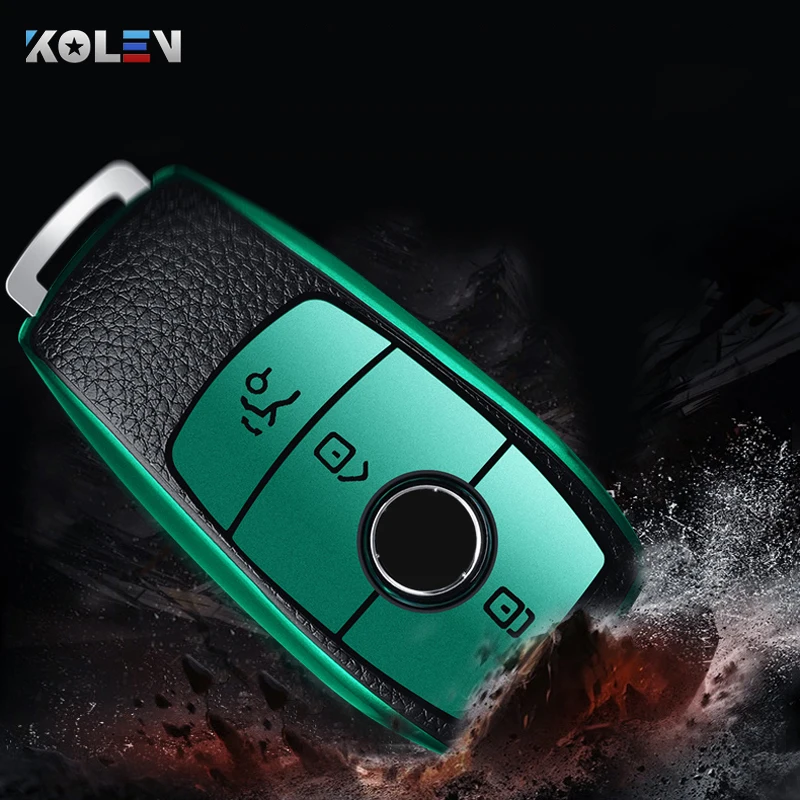 Custodia per chiave A distanza per auto PU TPU per Mercedes Benz A C E S G GLS classe CLA W213 W177 W205 W222 X167 W176 accessori AMG - Hd51e4dee72eb453195832e141f574e75N