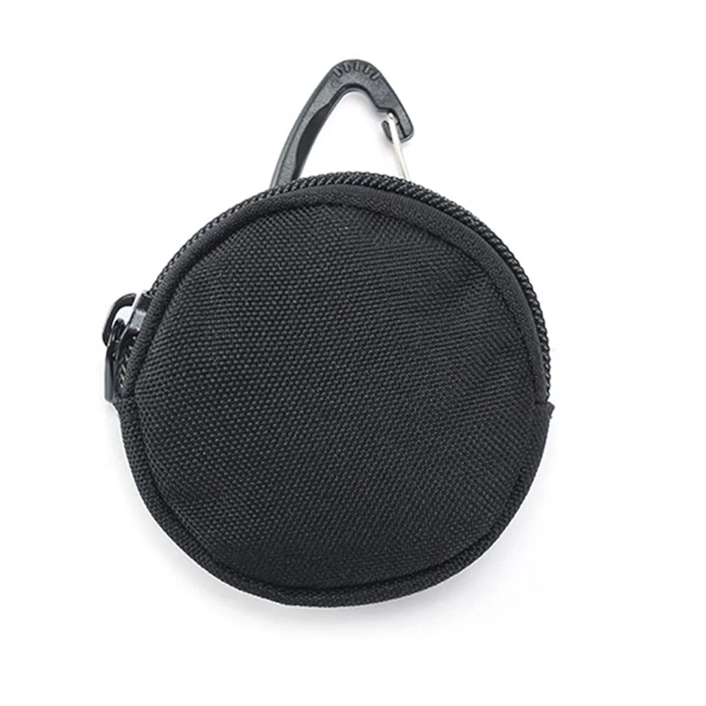 Портативный кошелек 900D, тактический держатель для монет с крюком, сумка для ключей, прочный кошелек для охоты и кемпинга - Цвет: Black