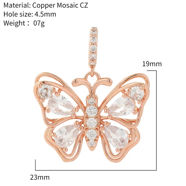 Butterfly Pendant Charms for Jewelry Making Supplies Gold Snake Heart Evil Blue Eye Deisign Charm Diy Earring Bracelet Necklace AC210023R3