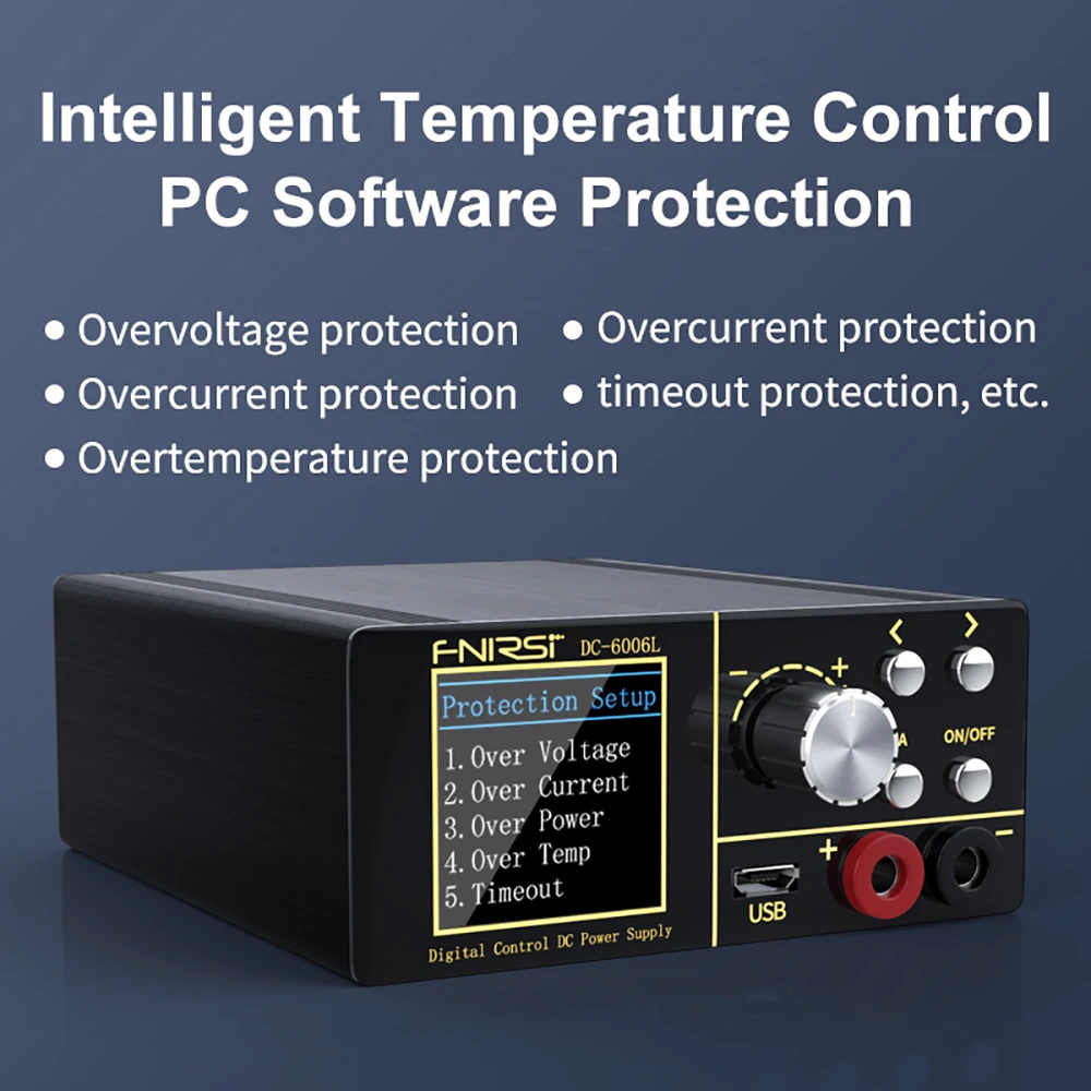 Power-Supply Voltmeter Current-Step-Down Desktop Mini Dc-Dc-Voltage 60v 6a 80W PD