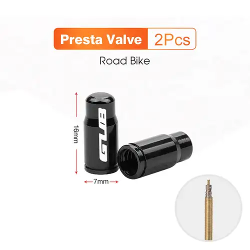 2pcs GUB Aluminum CNC Bicycle Tire Valve Cap MTB Road Bike Tube Tyre Gas Nozzle Cover for AV FV Schrader Presta Valve Dustproof - Image 10