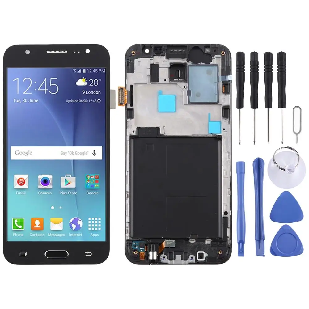 TFT материал ЖК-экран и дигитайзер полная сборка с рамкой для Galaxy J5()/J500F