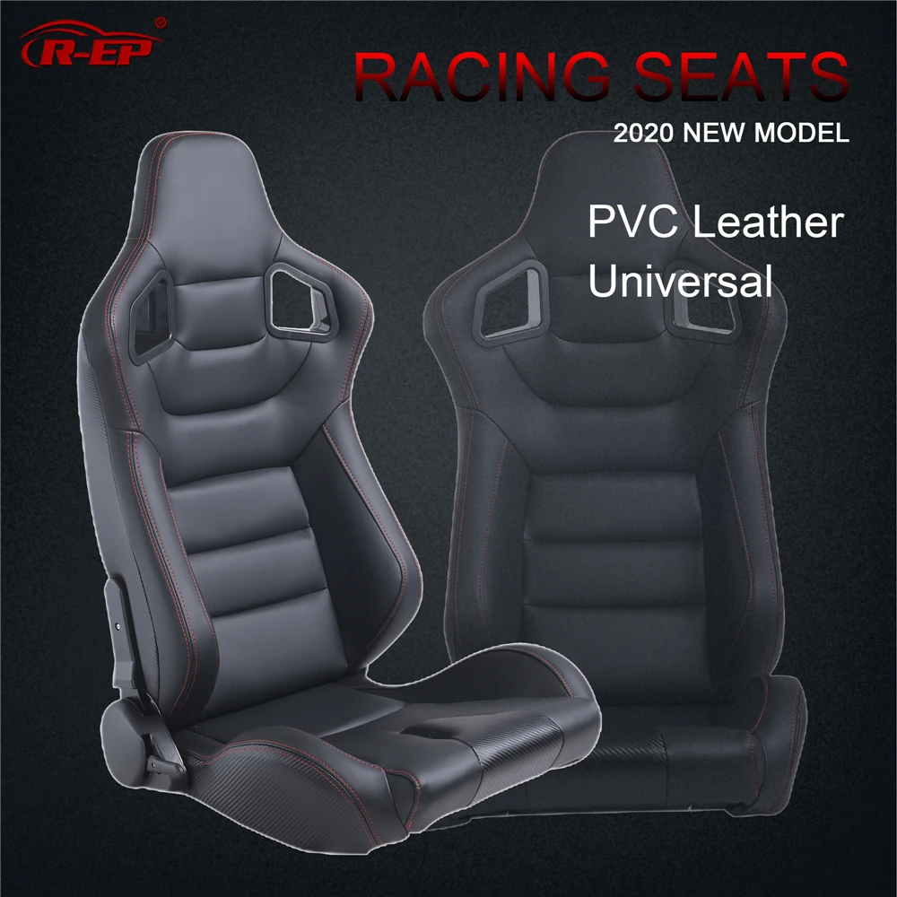 R-EP Universal Racing Seat Sport Simulator Kuipstoelen Verstelbare Black Pvc Lederen XH-1041-BK _ - AliExpress Mobile