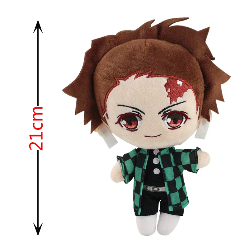 Kamado Tanjirou Demon Slayer Kimetsu no Yaiba Kamado Nezuko Agatsuma Zenitsu Hashibira Inosuke Плюшевые игрушки Мягкая кукла
